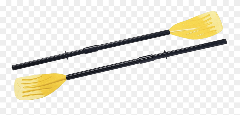 1500x663 Yellow And Black Oars Transparent Png - Oar PNG