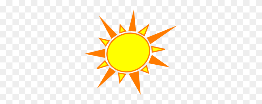 298x273 Yellow And Orange Sun Clip Art - Sunshine Images Clip Art