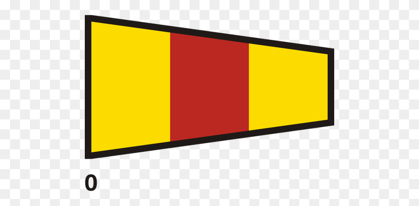 500x354 Желтый И Красный Флаг - Клипарт Флаг Калифорнии