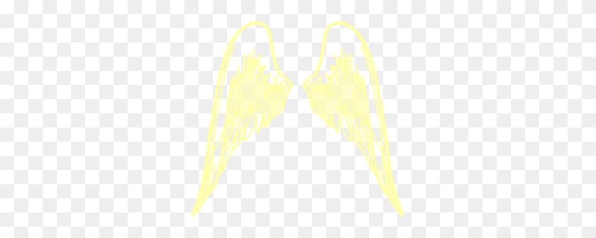 299x276 Yellow Angel Wings Clip Art - Clipart Angel Wings Images