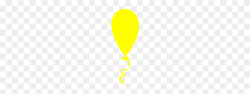 256x256 Yellow Balloon Icon - Yellow Balloon PNG