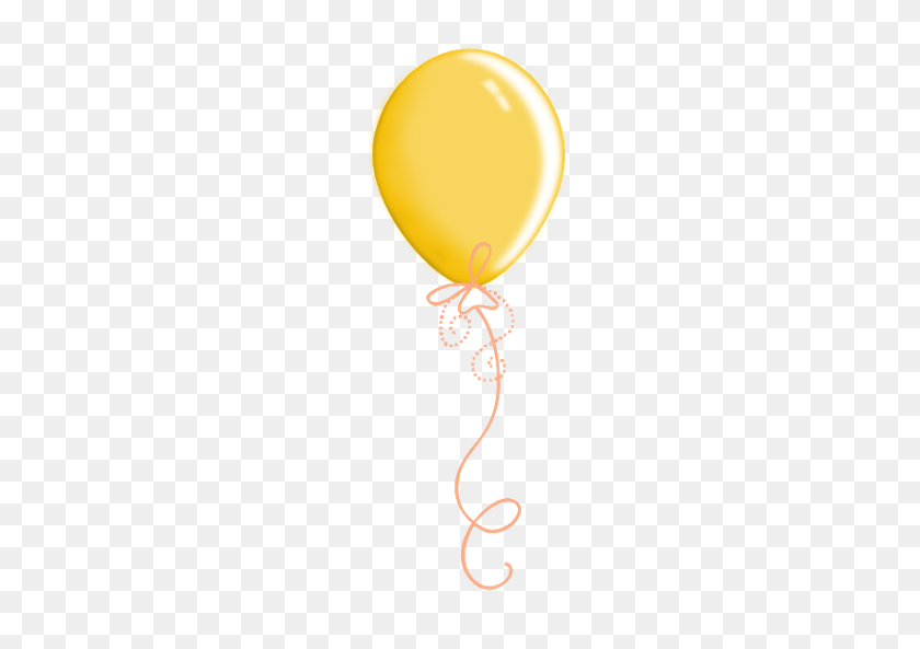 259x533 Yellow Balloon Party Celebration Clipart - Yellow Balloon Clipart