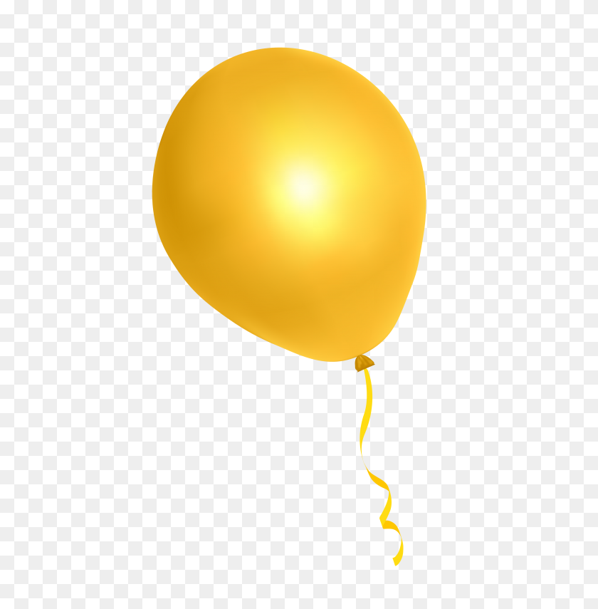 500x795 Yellow Balloon Png Image - Yellow Balloon PNG