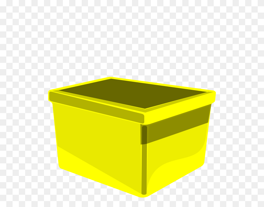 534x599 Yellow Bin Clip Art - Black Box Clipart