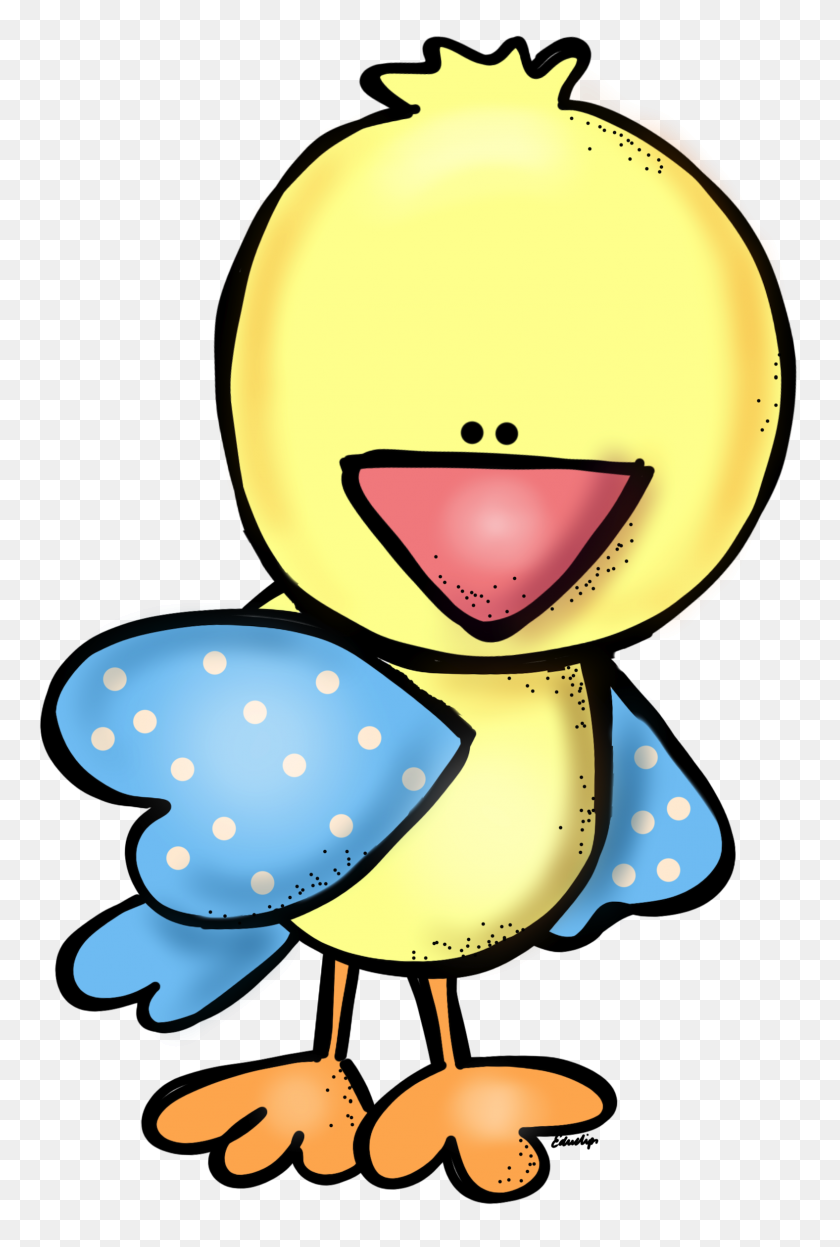 1576x2400 Желтая Птица С Синими Крыльями Educlips - Желтая Птица Клипарт