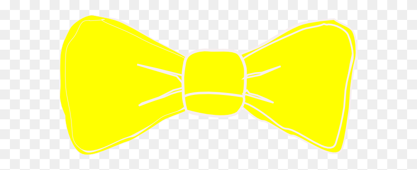600x282 Yellow Bow Clip Art - Yellow Bow Clipart