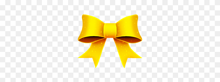 256x256 Yellow Bow Clipart, Explore Pictures - Yellow Bow Clipart