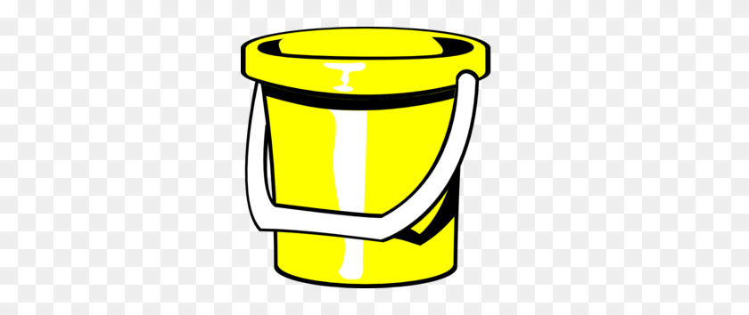 300x294 Yellow Bucket Clip Art - Pail Clipart