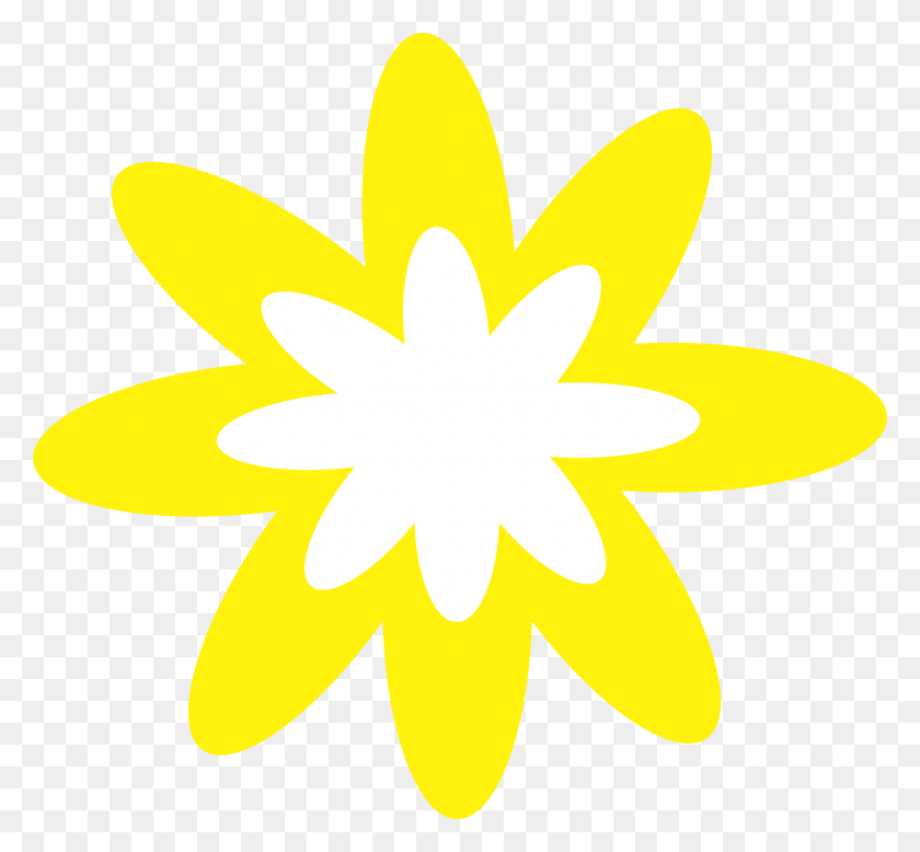 2292x2112 Yellow Burst Flower Icons Png - Burst PNG
