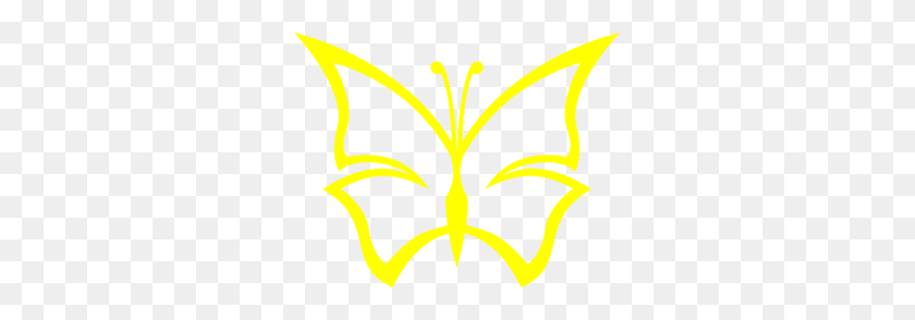 299x234 Желтая Бабочка Картинки - Желтая Бабочка Клипарт