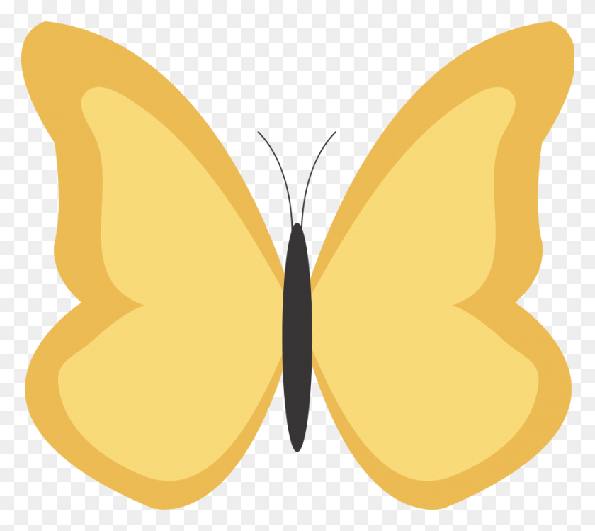 900x795 Желтые Бабочки Клипарты - Желтые Бабочки Клипарт