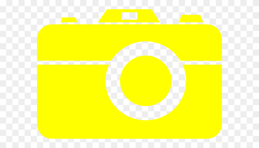 600x419 Yellow Camera Clip Art - Camera Clipart PNG