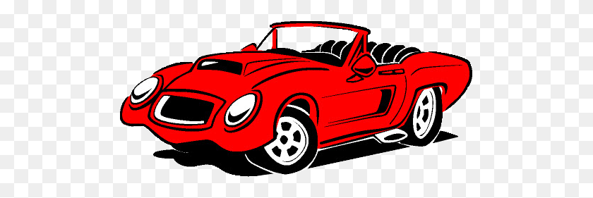 499x221 Yellow, Car, Cartoon, Transportation, Cars, Automobile - Convertible Car Clipart