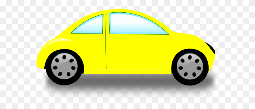 600x301 Желтый Автомобиль Картинки - Автомобиль Клипарт Прозрачный
