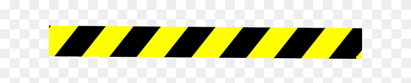 640x111 Желтая Предупреждающая Лента Png - Полицейская Лента Png