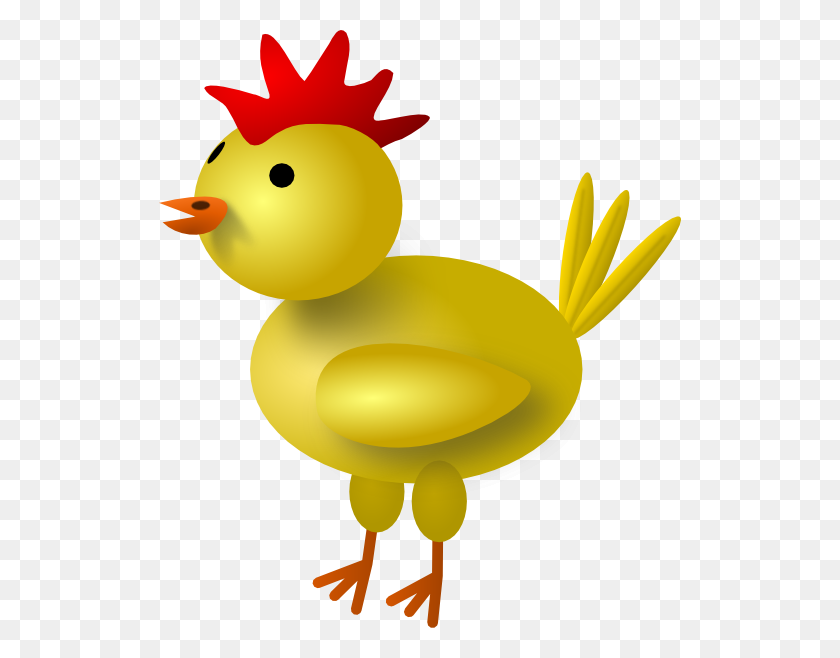 522x598 Yellow Chicken Clipart Clip Art Images - Yellow Bird Clipart