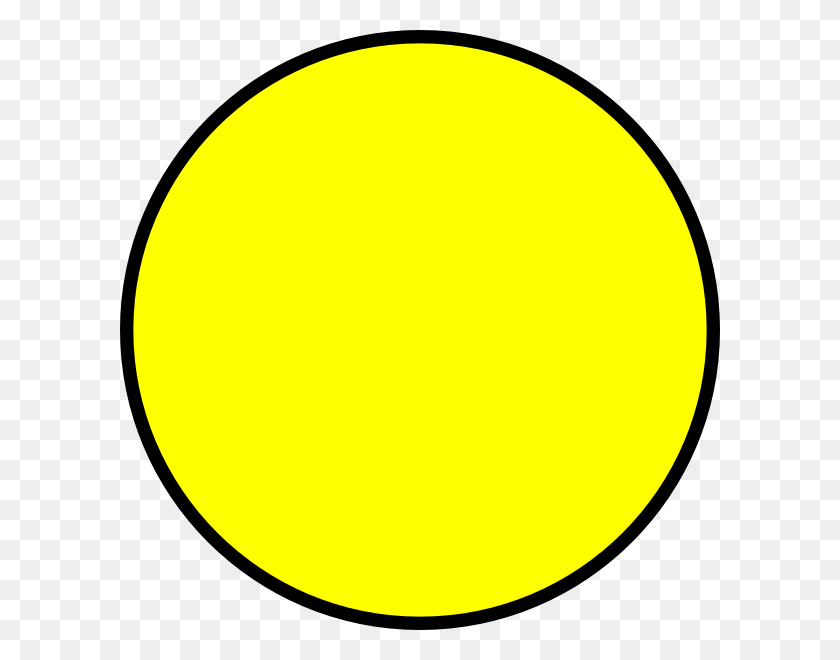 600x600 Желтый Круг Клипарт - Желтый Круг Png