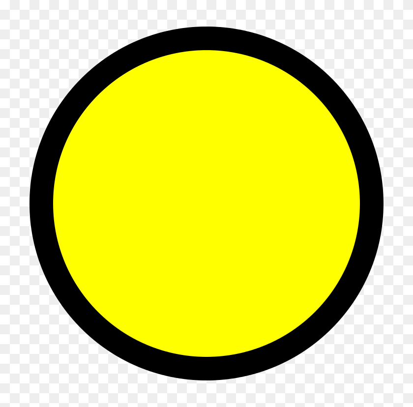 768x768 Желтый Круг Клипарт Картинки - Золотой Круг Клипарт