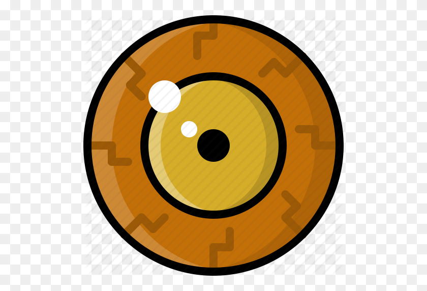 512x512 Yellow Clipart Eyeball - Eyeballs PNG