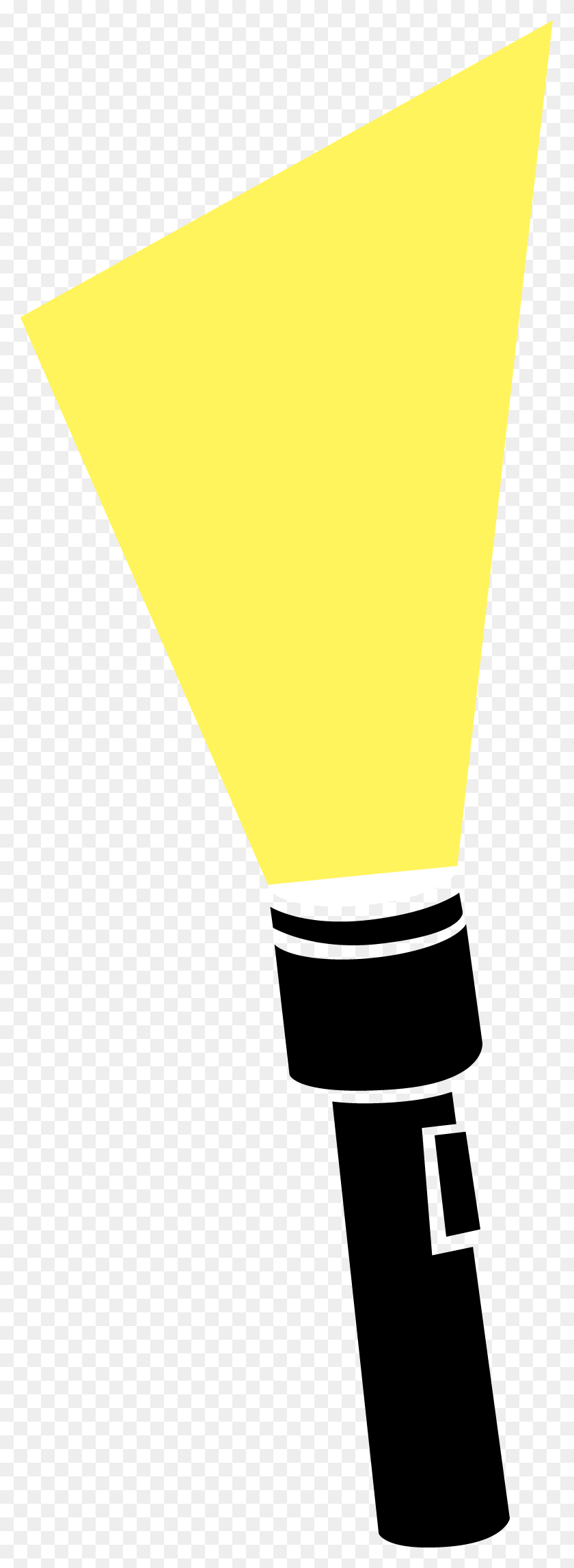 779x2234 Yellow Clipart Flashlight - Or Clipart