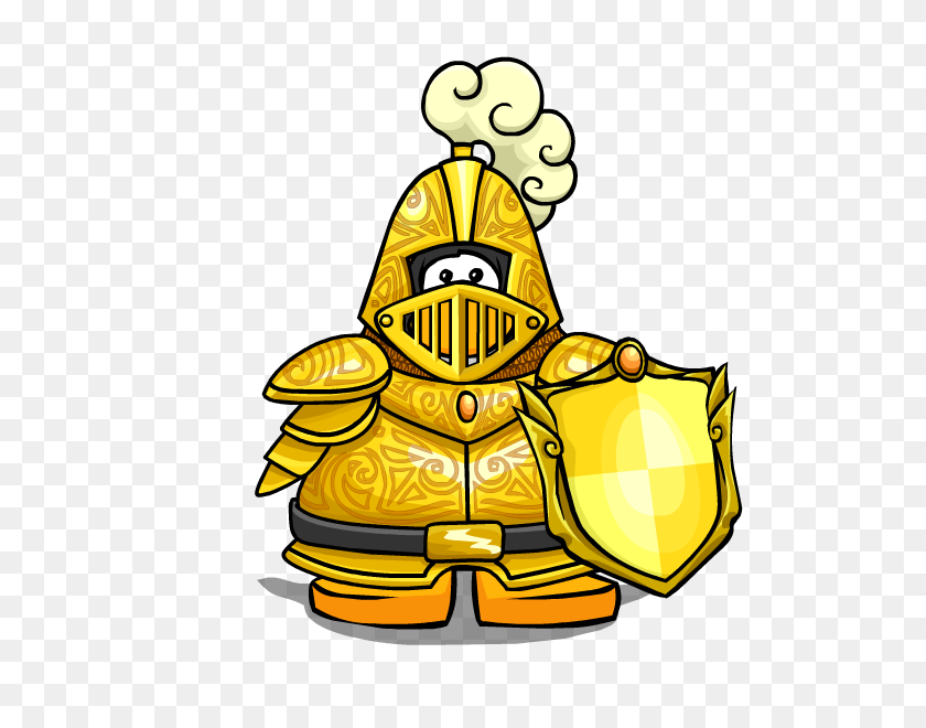 600x600 Yellow Clipart Knight - Knight Clipart PNG