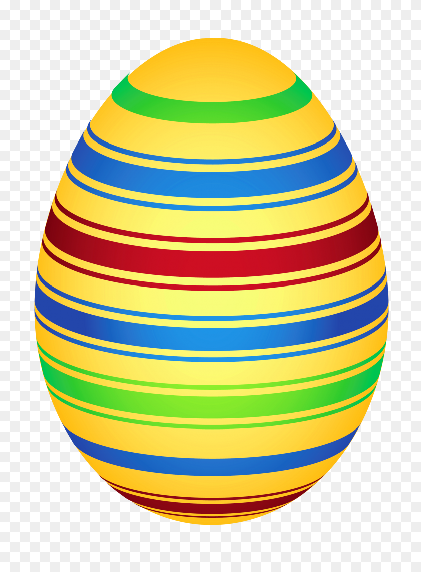 2222x3079 Желтое Красочное Пасхальное Яйцо В Png Клипаирт - Пасхальное Яйцо В Png