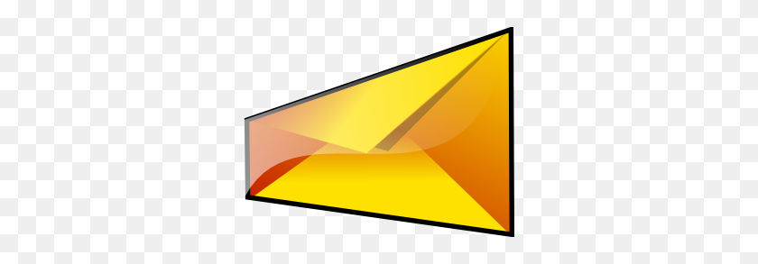 300x233 Yellow Envelope Clip Art - Envelope Clipart PNG