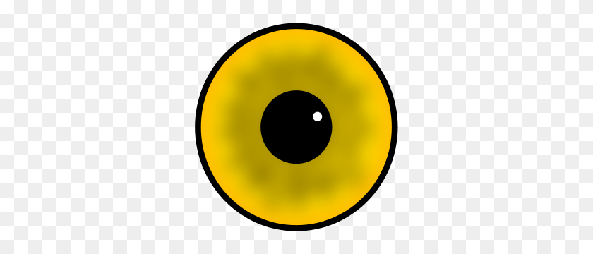 291x300 Yellow Eye Png Clip Arts For Web - Eye Clipart PNG
