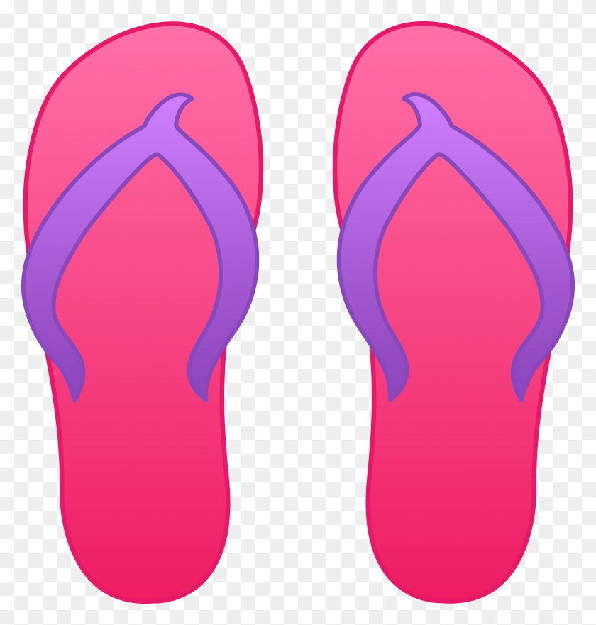 5124x5398 Yellow Flip Flops Yellow Sandals - Beach Sandals Clipart