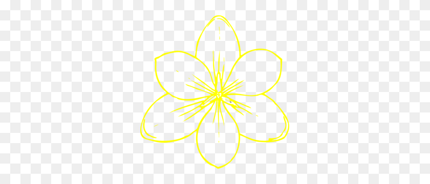 291x300 Yellow Flower Clip Art - Yellow Flower PNG