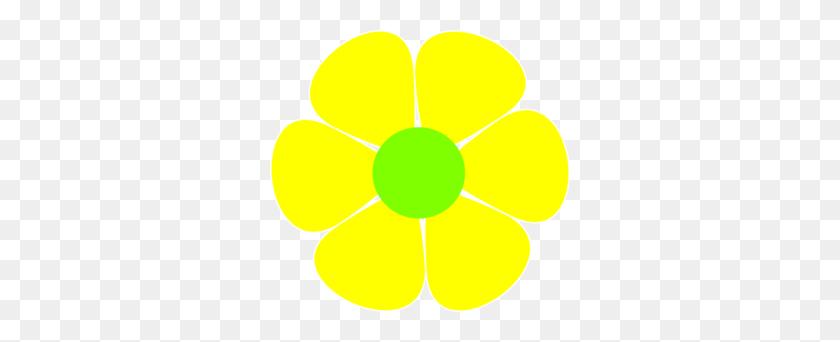 300x282 Yellow Flower Clip Art - Yellow Flower PNG