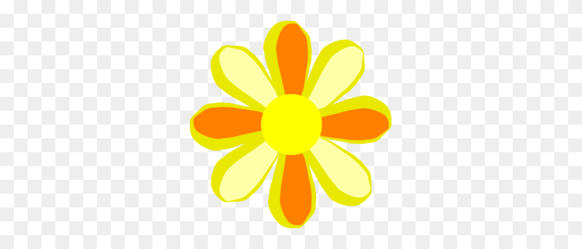 291x300 Желтый Цветок Клипарт Летний Цветок - Некролог Клипарт