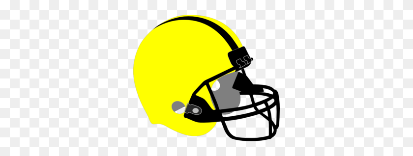 298x258 Yellow Football Helmet Clip Art - Football Clipart Transparent Background
