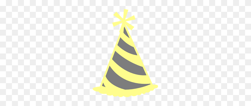 219x297 Yellow Gray Party Hat Png Clip Arts For Web - Party Hat PNG