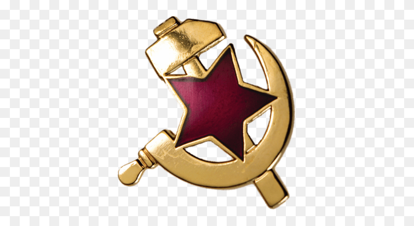 400x400 Yellow Hammer And Sickle Transparent Png - Hammer And Sickle PNG