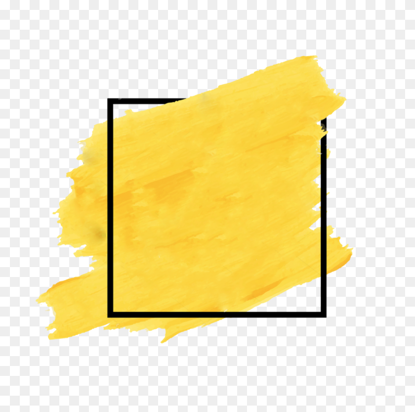 1024x1015 Желтые Рисованной Акварель Брызги Png Вектор, Клипарт - Акварель Брызги Png