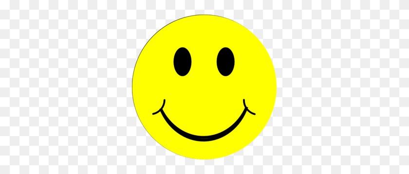 297x298 Yellow Happy Face Clip Art - Face To Face Clipart