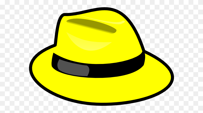 600x410 Yellow Hat Clip Art - Review Clipart