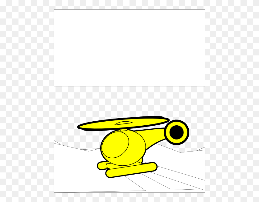 492x596 Yellow Helicopter Clip Art - Helicopter Clipart
