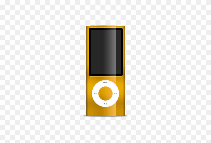 512x512 Yellow Ipod Nano Png Image Royalty Free Stock Png Images - Ipod PNG
