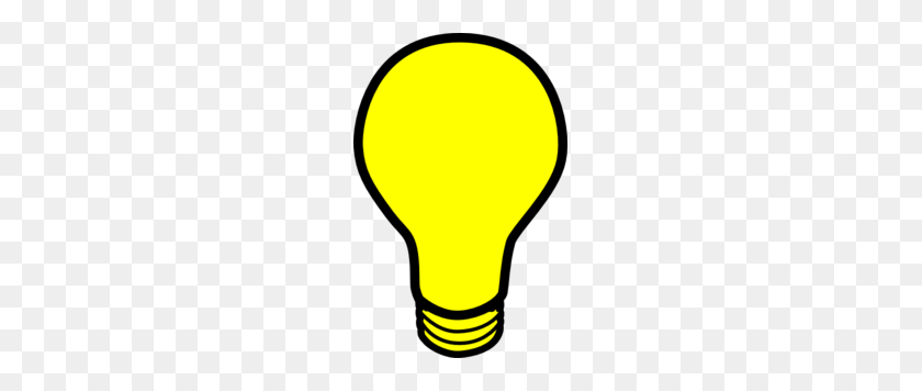 195x296 Yellow Light Bulb Clip Art - Yellow Light PNG