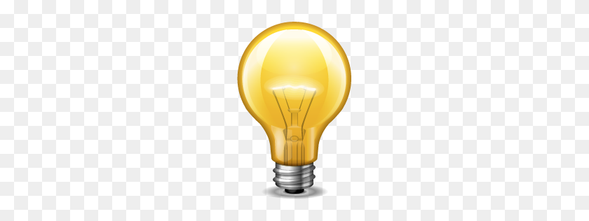 256x256 Yellow Light Bulb Png Image - Yellow Light PNG