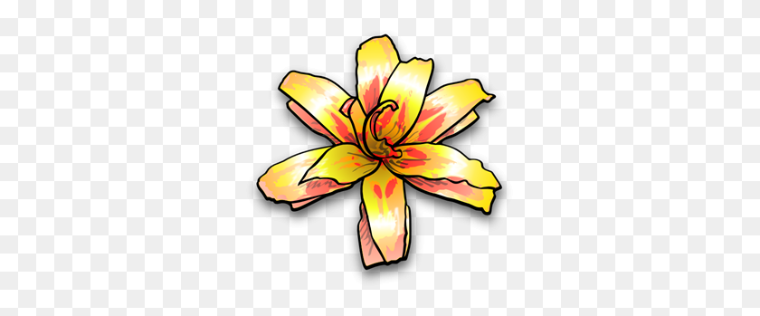 300x289 Yellow Lily Clipart Png For Web - Lily PNG