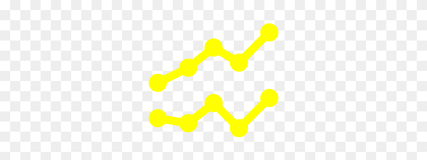 256x256 Значок Желтой Линии - Желтая Линия Png