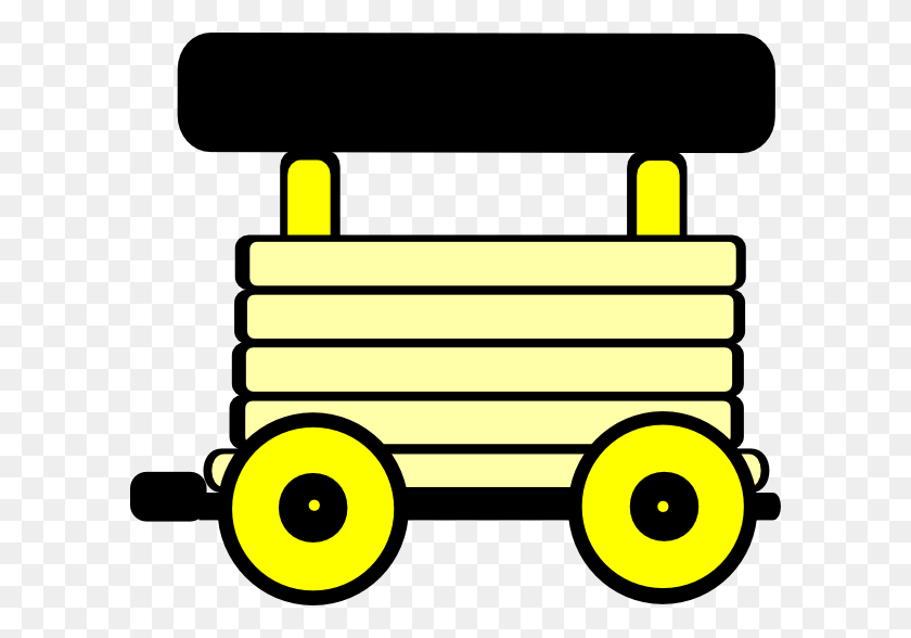 600x528 Yellow Locomotive Clipart - Locomotive Clipart