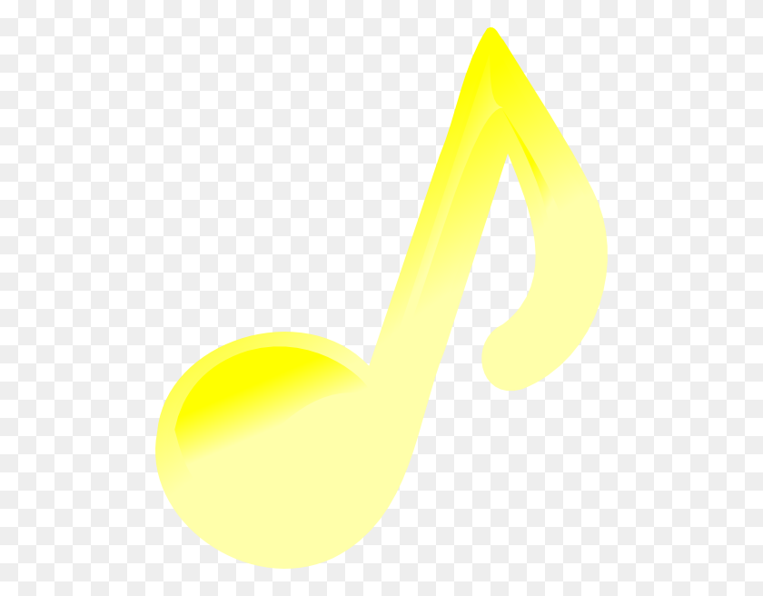 498x596 Yellow Music Note Png Clip Arts For Web - Music Notes Clipart PNG