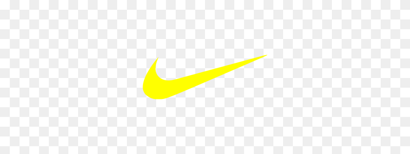 256x256 Yellow Nike Icon - Nike PNG