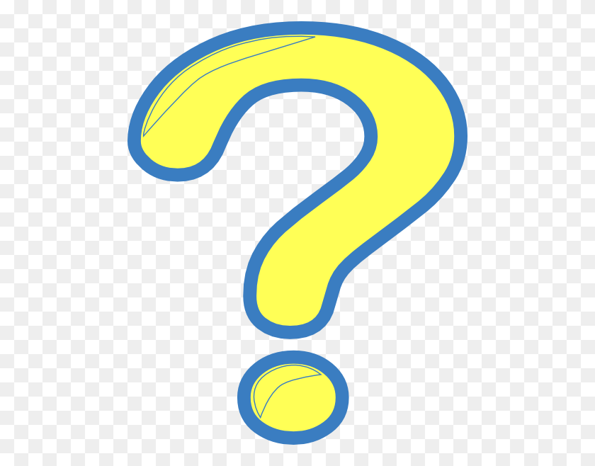 480x598 Yellow Question Mark Png Png Image - PNG Question Mark