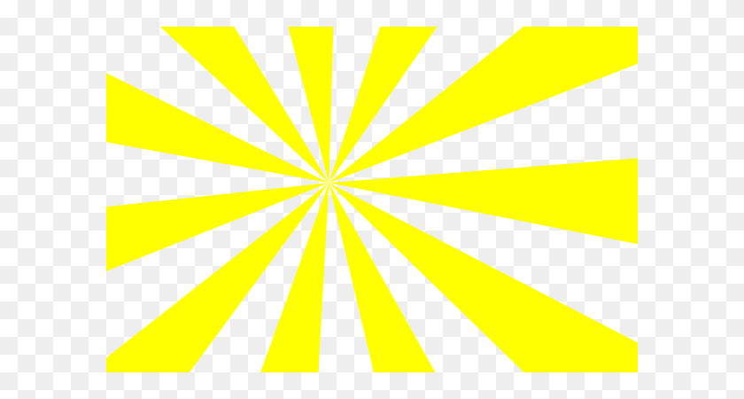 600x390 Yellow Rays Clip Art - Rays Of Light Clipart
