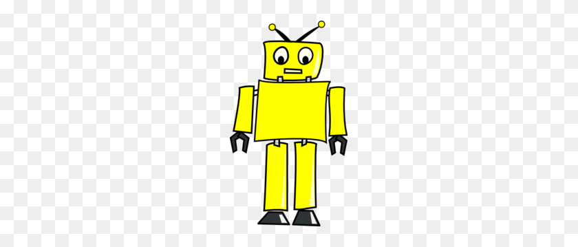 171x299 Yellow Robot Clip Art - Robot Clipart PNG